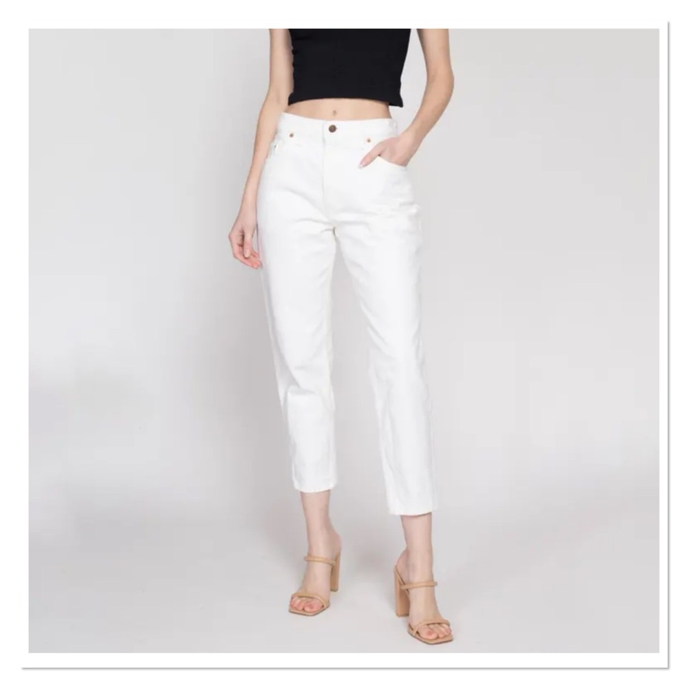 LEVI'S Vintage 551 White 100% Cotton Denim Jeans